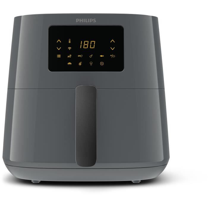 PHILIPS - Deep Fryer 1.2 kg - 2000W - Essential Connected Airfryer XL - dark slate - HD9280.60