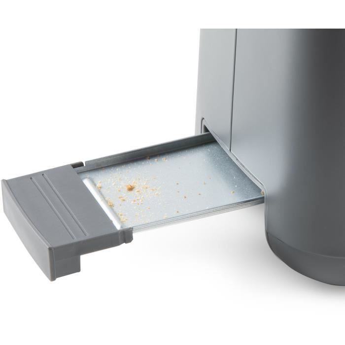 Electric toaster - DOMO - DO965T - 1000 W - 2 slots - Black