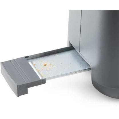 Electric toaster - DOMO - DO965T - 1000 W - 2 slots - Black