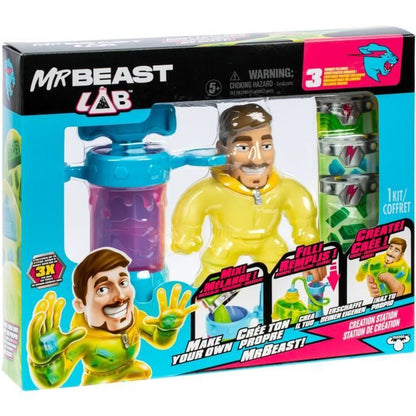 Creation Kit - MRBEAST LAB - Heroes of Goo Jit Zu - Pump included - Customizable figurine - Accessories provided