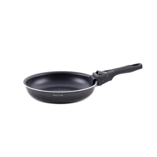 Cookware set - All hobs including induction - ART & CUISINE - AC1083 - Aluminum - 10 pieces - Black