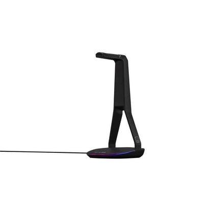 Headphone/Headset Stand - THE G-LAB - K-STAND HYDROGEN - 2 USB ports - Black