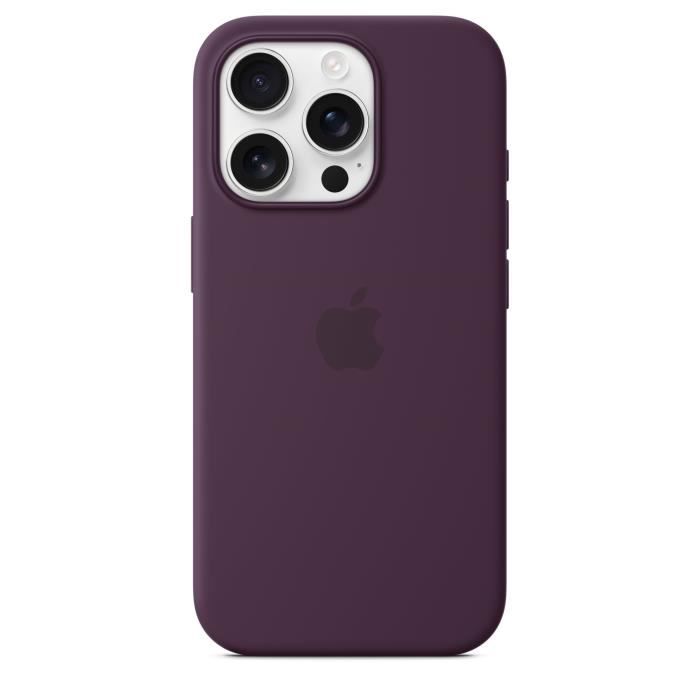APPLE iPhone 16 Pro - Silicone Case with MagSafe - Plum