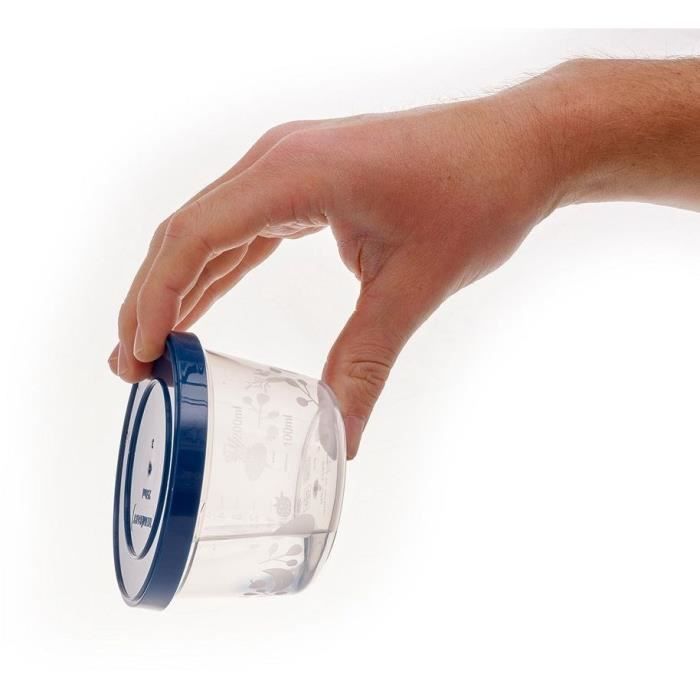 5 x 250ml storage boxes