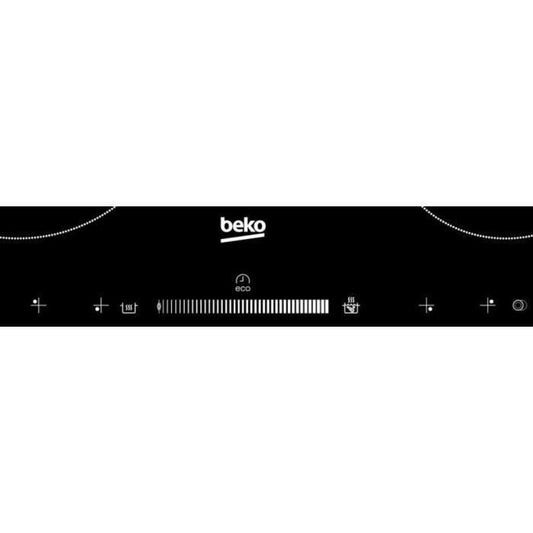 BEKO HIC64502T Ceramic hob - 4 sections - 6700W - L58 x D51cm - Glass coating - Black