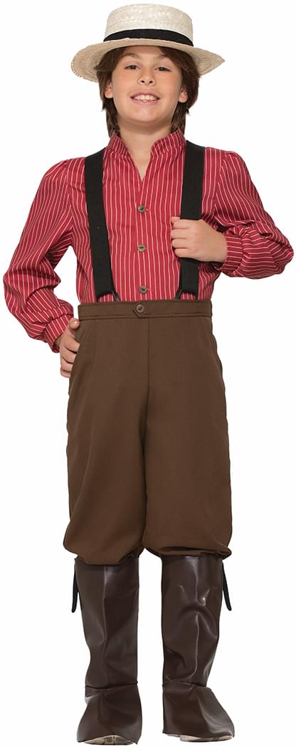 Pioneer Boy Costume Child Large