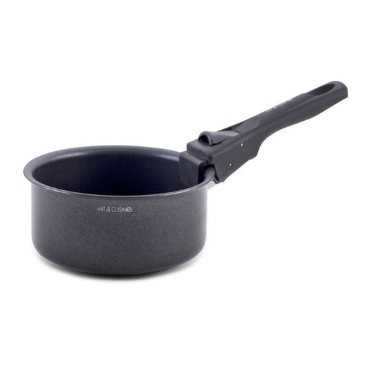 Cookware set - All hobs including induction - ART & CUISINE - AC1824 - Aluminum - 18 pieces - Non-stick - Removable handle