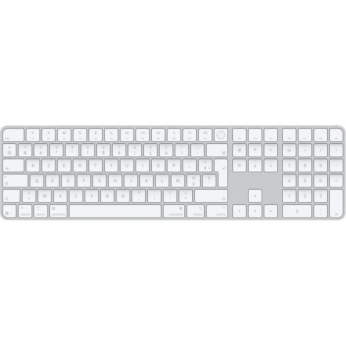 Magic Keyboard Touch ID numeric keypad with Apple silicon - EN - White keys