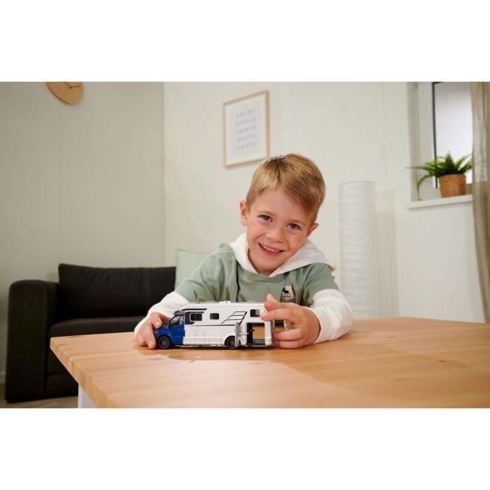 Majorette - Mercedes Camper Van - 19 cm - Opening doors - Sound and light