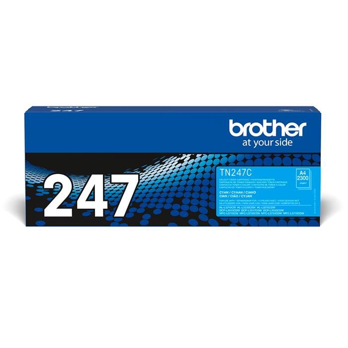 High capacity cyan toner - BROTHER - TN247C - 2300 pages