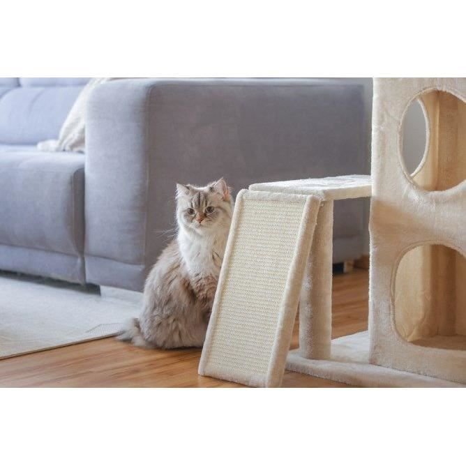 Cat tree 100 cm - ALESSIA - KERBL - Soft - Two-story alcove