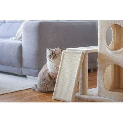 Cat tree 100 cm - ALESSIA - KERBL - Soft - Two-story alcove