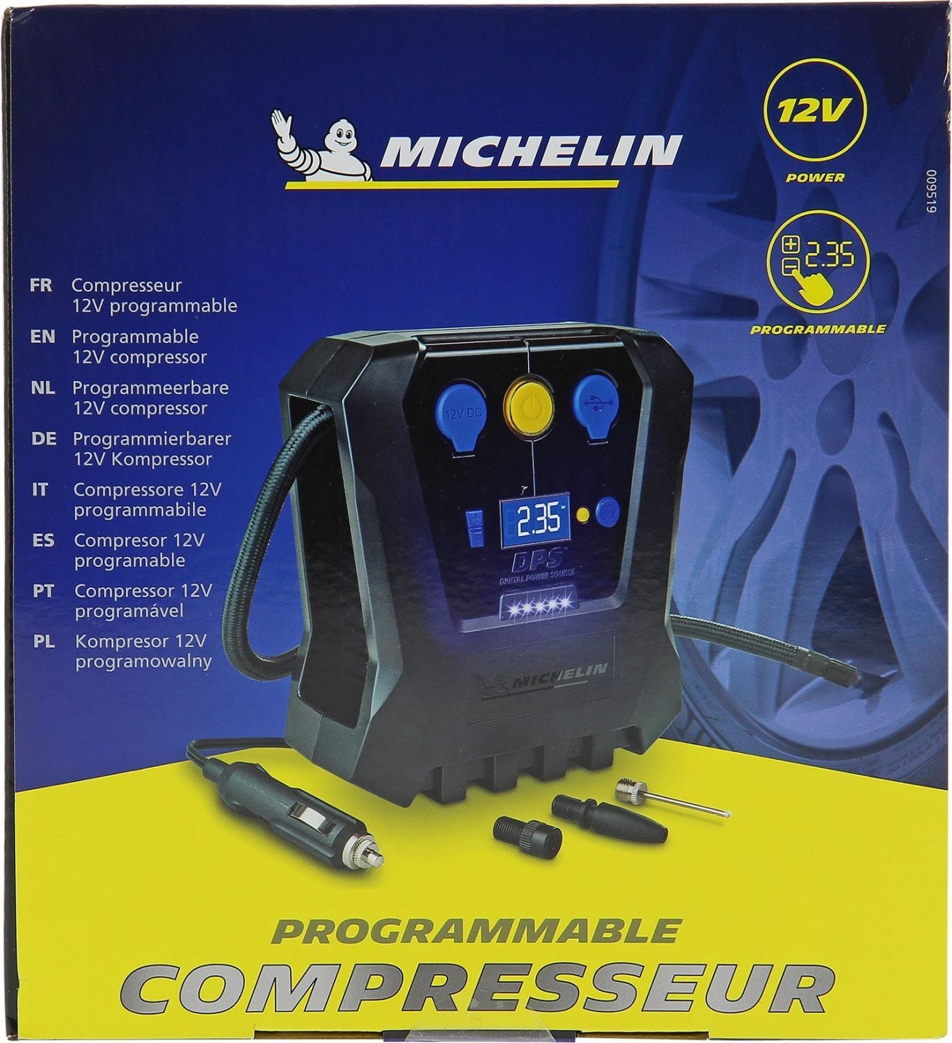 MICHELIN Programmable compressor 12V 7 bars
