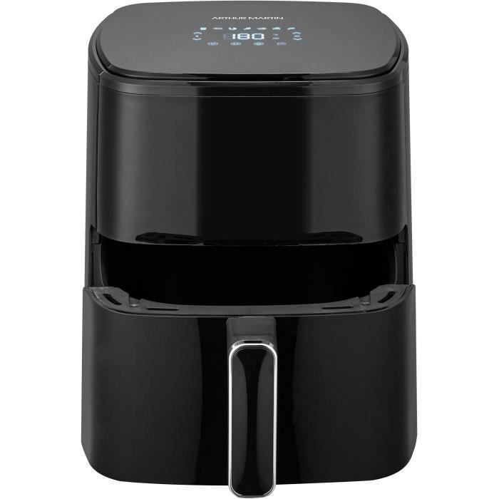 Oil-free fryer  ARTHUR MARTIN - Airfryer 5 L - 1400 W - Touch screen - 7 cooking presets - Black