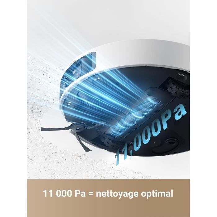 DREAME L40 Ultra Robot Vacuum Cleaner with Removable and Liftable Mop - Extendable and Liftable Side Brush - 11,000 Pa