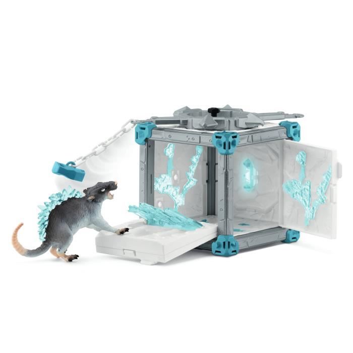 BattleCave Ice Rat, Arena Extension, SCHLEICH 42676 Eldrador Creatures, Ages 7 and up