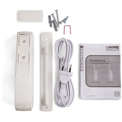 RolloTron pure wall-mounted strap winder - HOME PILOT - 10152330 - Pull force: 30kg - 24h memory function