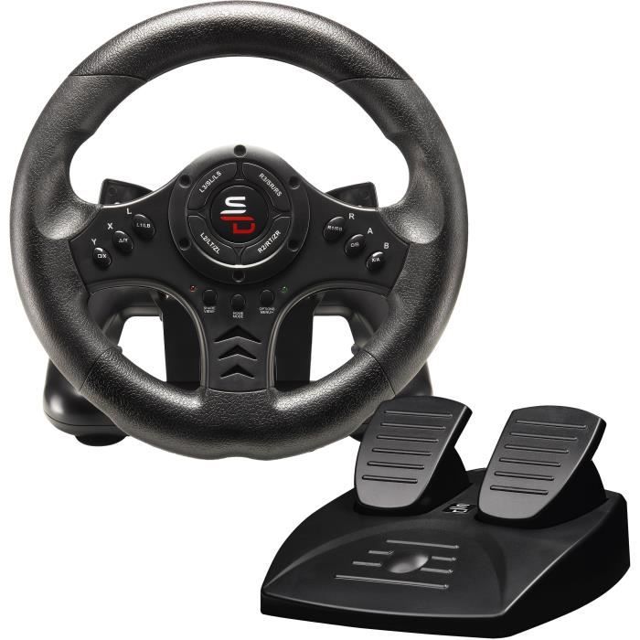 SUBSONIC - SV450 - Racing Wheel - Compatible Xbox Series, Switch, PS4, Xbox One, PC (programmable)