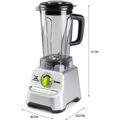 Blender XPOWER - DOMO - DO747BL - 1500 W - 2 L - Gray