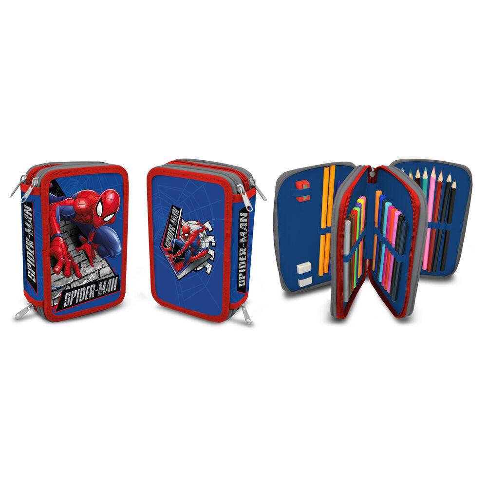 Marvel Spiderman double pencil case