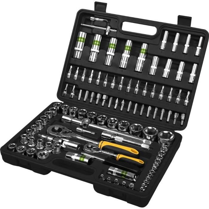 Socket Wrench Set - Fieldmann - FDG 5001-108R - 108 pieces - 1/4 and 1/2 sockets - Storage case