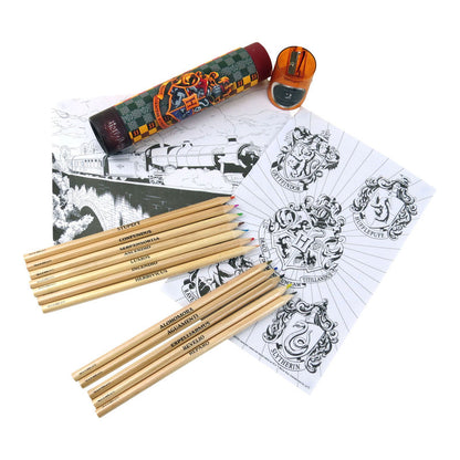 Harry Potter Hogwarts colouring set