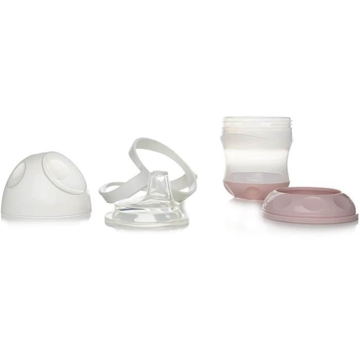 THERMOBABY Leak-proof cup + lid - Powder pink