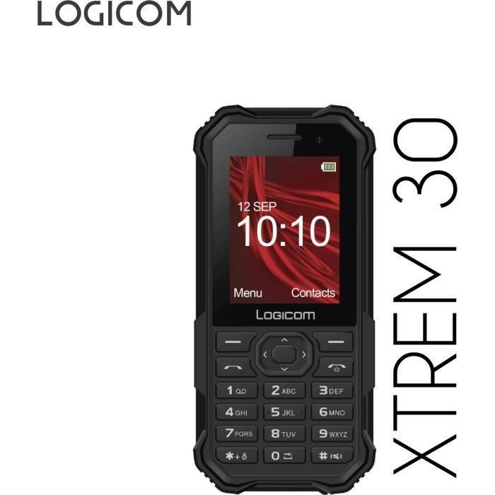Logicom Xtrem 30 2.4 Double SIM 32 MB Noir