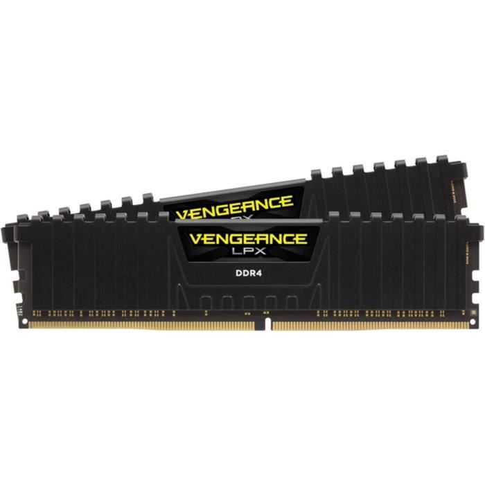 CORSAIR DDR4 PC Memory - Vengeance LPX 16 GB (2 x 8 GB) - 2666 MHz - CASE 16 (CMK16GX4M2A2666C16)