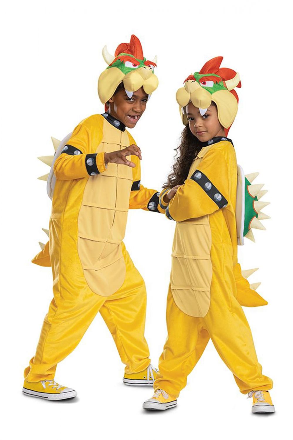 Super Mario Bros. Bowser Hooded Child Jumpsuit Costume | Large (10-12)