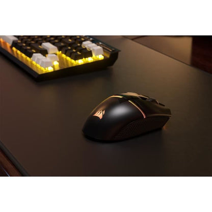 Gaming Mouse - Wireless - CORSAIR - DARKSTAR RGB Wireless - 15 programmable buttons - Optical Sensor - Black - (CH-931A011-EU)