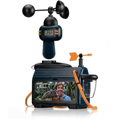 Outdoor weather station - FREEK VONK x BRESSER: Measure temperature, rain, and wind with LCD screen