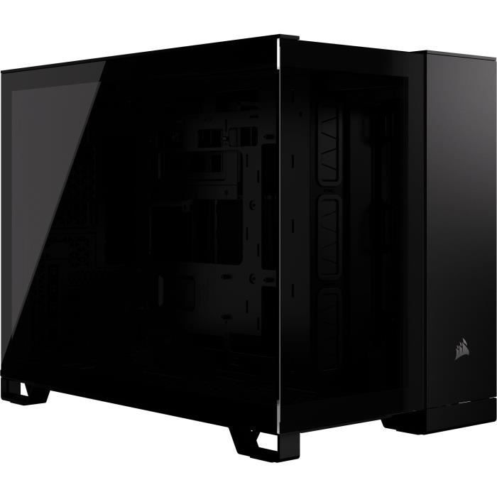 PC case - CORSAIR - 2500X Tempered Glass Micro ATX Dual Chamber - Black