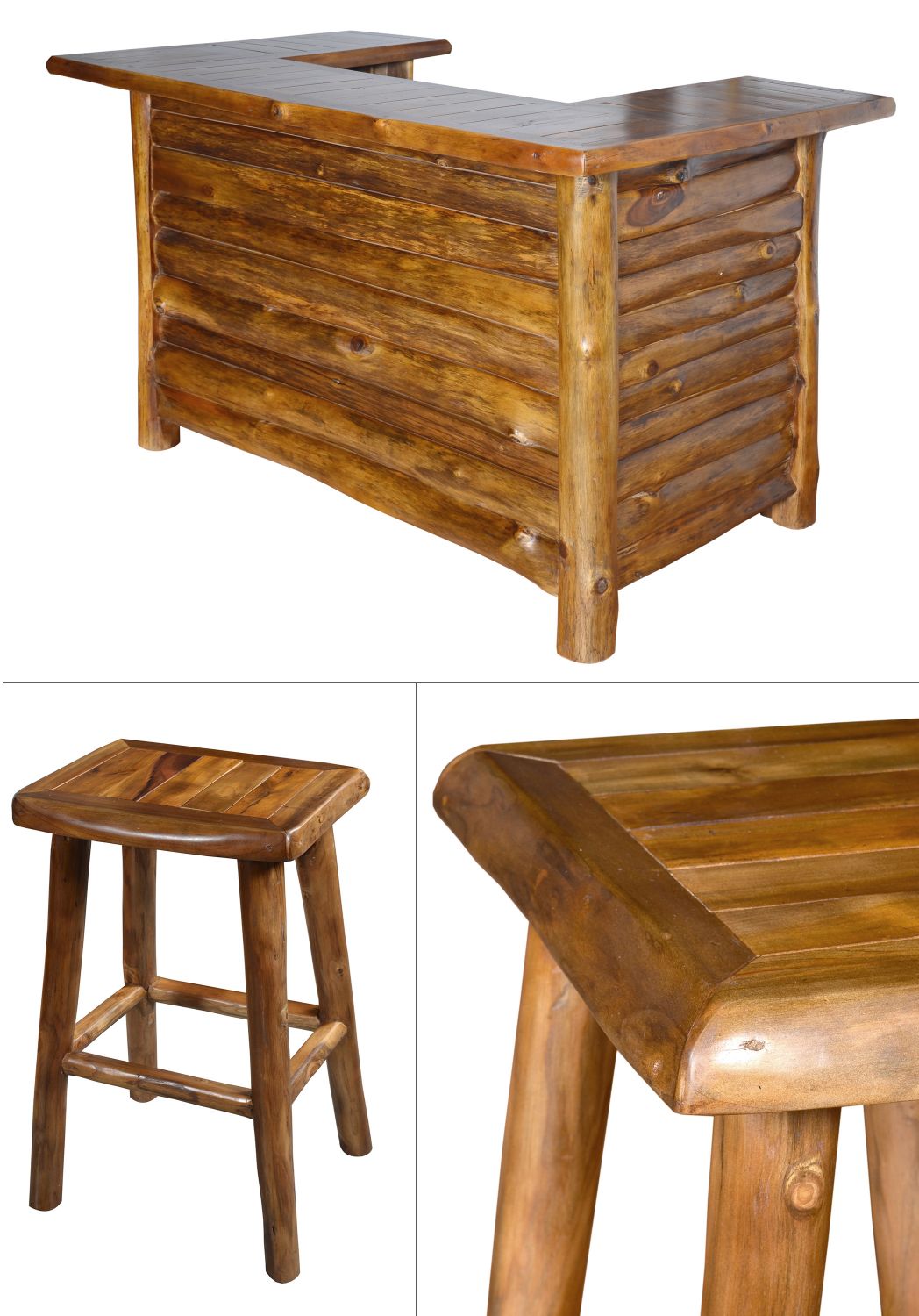 Adirondack Teak Bar Set of 5 (KIT)