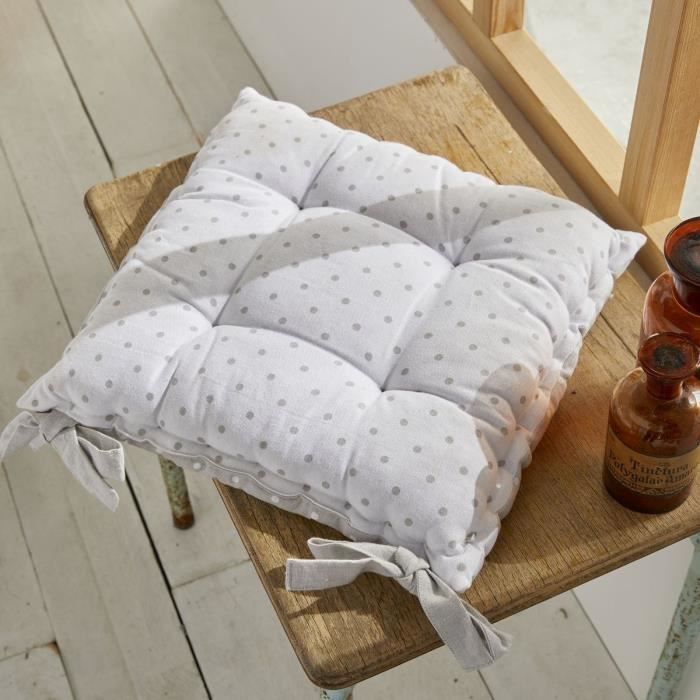 Quilted seat - TODAY - CHARME - Constance print - 40 x 40 cm