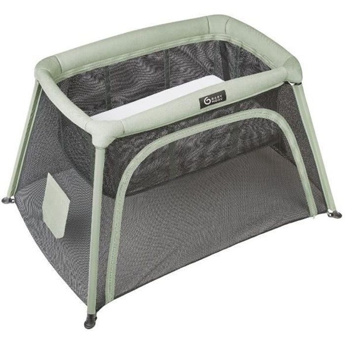 Babymoov Moov and Comfy 3-in-1 travel cot - From birth to 4 years - Large cradle Extra bed & Play area