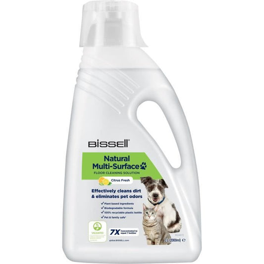 BISSELL B31221 Crosswave Floor Cleaner with Natural Formula - 2L, Special Animals, Multi-Surface Cleaning