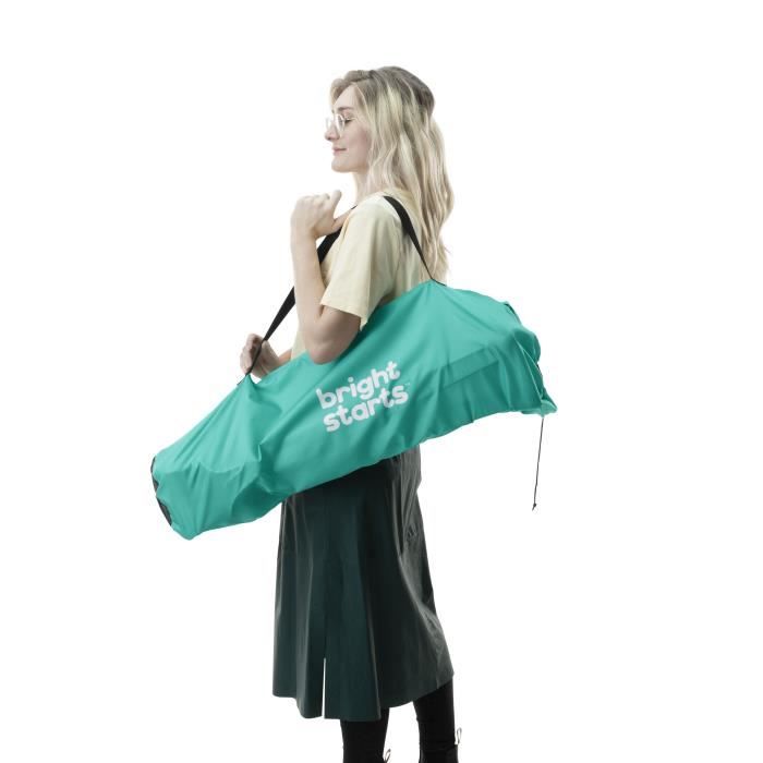 BRIGHT STARS Pop N Dine - High chair for baby meals, foldable, portable, travel, lightweight, easy to clean, carrying bag included