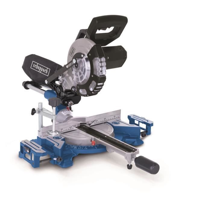 Miter saw with 30-tooth disc SCHEPPACH HM 185 - 1400 W - Blade Ø 185 mm