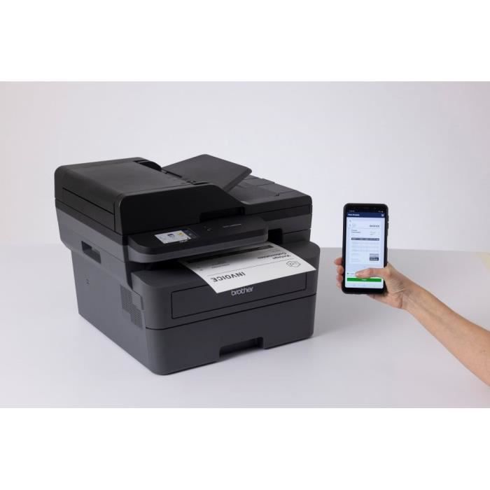 3-in-1 monochrome laser multifunction printer - BROTHER - DCP-L2660DW - Ethernet and Wifi