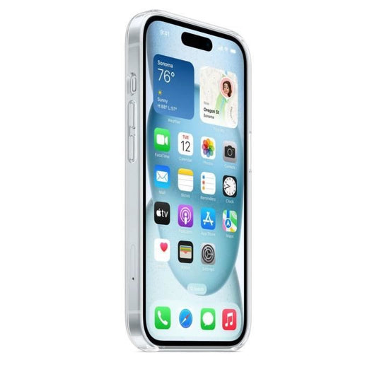 APPLE - iPhone 15 - Clear Case with MagSafe