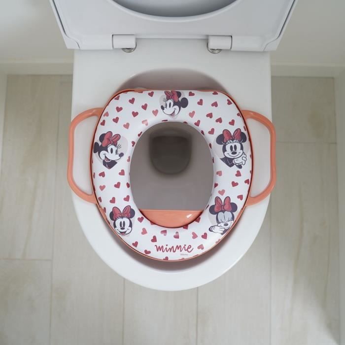 COMFORT TOILET REDUCER WITH MINNIE HANDLES
