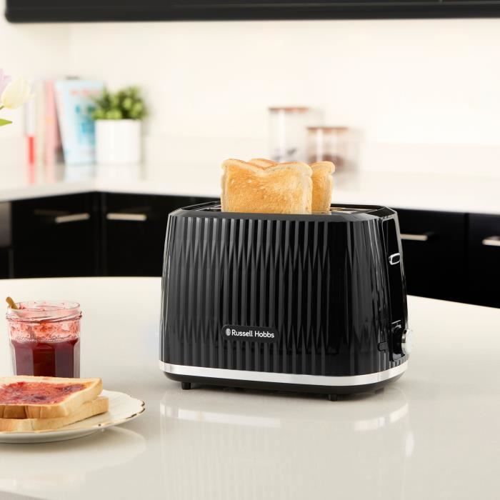 Toaster - RUSSELL HOBBS - EDEN - 800 W - 2 slots - Black