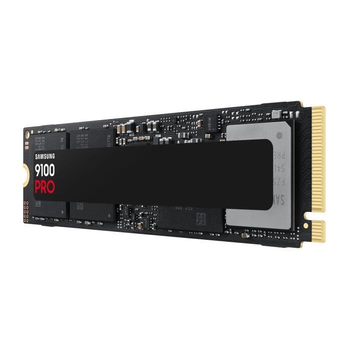 Samsung - 9100 PRO - Internal SSD - NVMe M.2 PCIe 5.0 x4 - 2 TB - Read speed up to 14,800 MB/s - MZ-VAP2T0BW