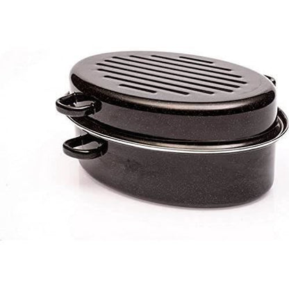 42 cm roaster casserole with lid
