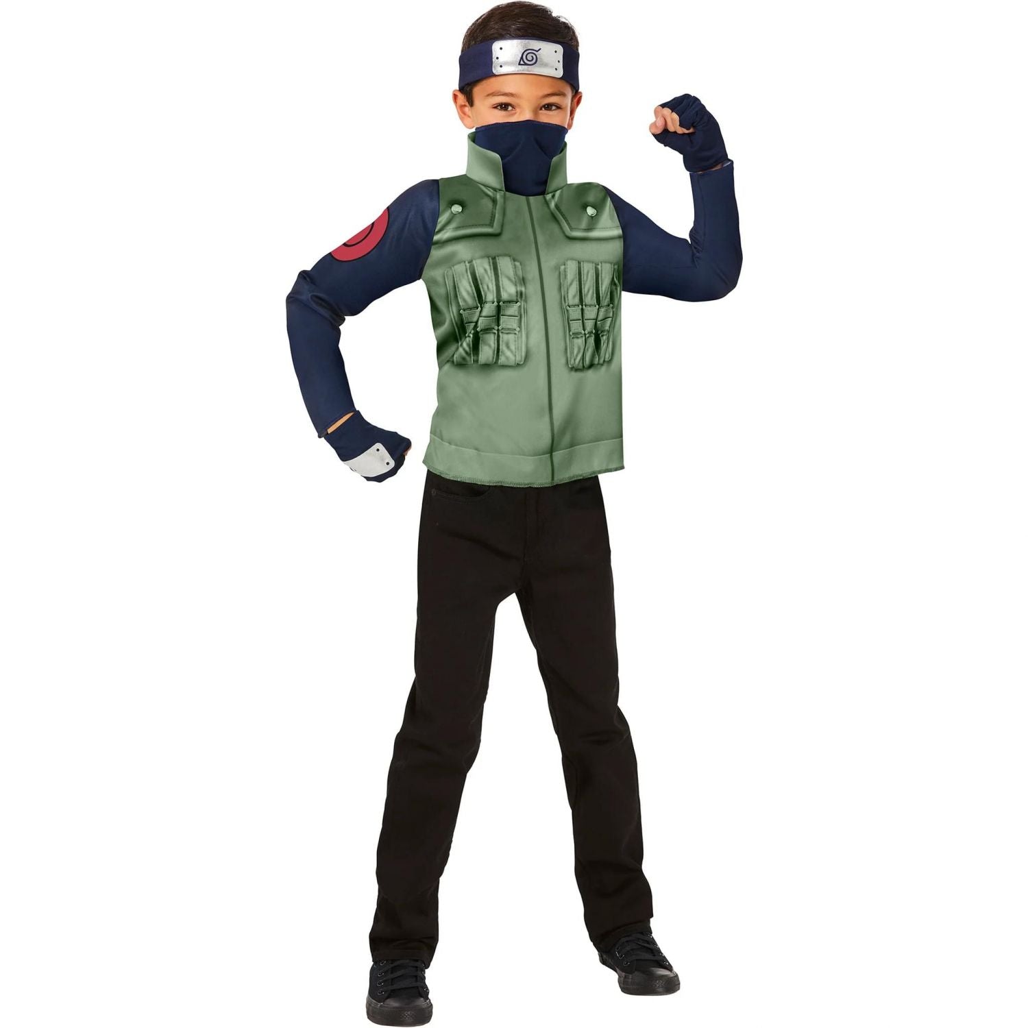 Naruto Kakashi Costume Kit Child Costume | Medium