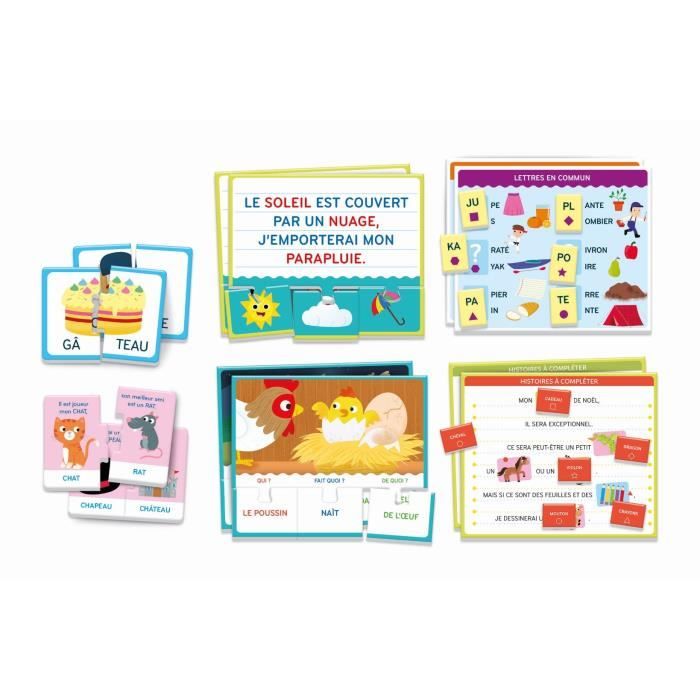 Clementoni - Reading games box set - Association and recognition games - From 4 years old