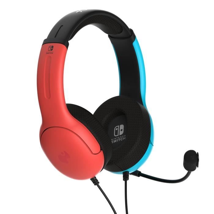 PDP LVL40 Blue / Red Headset for Switch