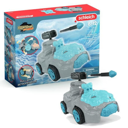 SCHLEICH - 42669 ELDRADOR CREATURES Ice Crashmobile with Mini Creature - Car playset with fantasy figurine