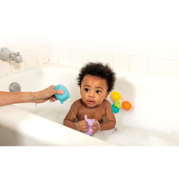 Bath set - INFANTINO - 315341 - 11 pieces - Silicone